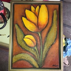 Artist Helena Barros original oil,